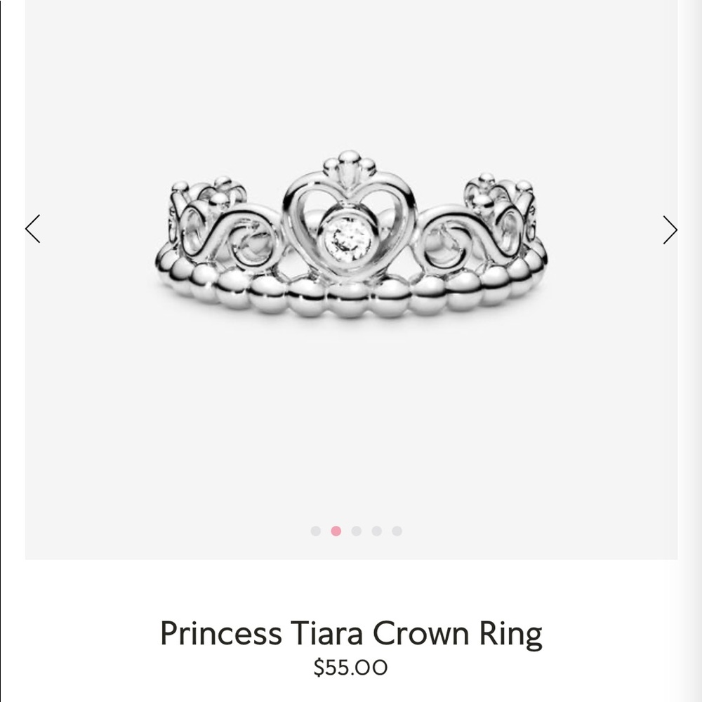 Princess Tiara Crown Ring